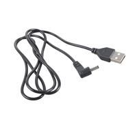Right Corner 3.5x1.35mm Male Device Cable 1M Length Consistent Speakers Lamplights Professional Use