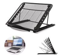 Right deals Laptop Stand For Desk Portable Non-Slip Laptop Holder, Height Adjustable Computer Stand Ventilated Cooling Notebook Stand for Macbook Pro Hp Dell 10-17” Laptops,Tablet-7 Height Black