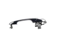 Right Drive Exterior Outer Door Handle Replacement Metal 735485872 735592012 compatible with Fiat-500 f26 Silver
