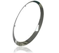 Right Driver Side Headlight Trim Ring Bezel Chrome for Mini Cooper F55 F56 F57 Compatible with 51712355798, 51137300632 Silver