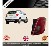 Right Driver Side Outer Tail Light For Vauxhall Mokka X 2012-2020 Rear Lamp O/S