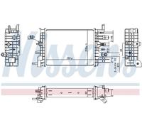 RIGHT FRONT RADIATOR ENGINE COOLING FITS: DACIA LOGAN II 1.5 DCI / BLUE DCI 7