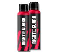 Right Guard Men's Deodorant Original, 48-Hour High Performance Anti-Perspirant Aerosol Spray - 2-Pack, 150ml Each, No White Residue Formula, Alcohol-Free for Sensitive Skin, Dermatologically Tested