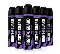 Right Guard Mens Deodorant, Total Defence 5 Active Protection Anti-Perspirant Spray, Multipack 6 x 250 ml