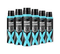 Right Guard Mens Deodorant, Xtreme Cool with Air-Conditioning Effect Anti-Perspirant Spray, Multipack 6 x 150 ml