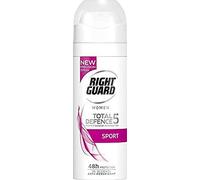 Right Guard Womens Deodorant, Total Defence 5 Sport Anti-Perspirant Spray, Multipack 6 x 150 ml