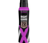 Right Guard Women's Deodorant Xtreme Invisible, 72 Hour High Performance Anti-Perspirant Aerosol Spray, No White Residue, Alcohol Free, Dermologically Tested 150ml