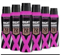 RIGHT GUARD XTREME X6 LADIES 72HR INVISIBLE ANTI-PERSPIRANT DEODORANT WOMEN