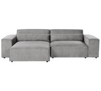 Modular Corner Sofa 2 Seater HELLNAR Fabric Grey Right Hand