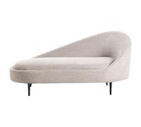 Beliani Right Hand Fabric Chaise Lounge Taupe Valreas, Multi