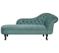 Right Hand Chaise Lounge Velvet Mint Green NIMES