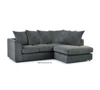 (Right Hand Corner, Grey) Chelsea Corner Sofa -Grey-Beige