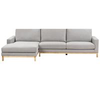 Right-Hand Corner Sofa SIGGARD Grey Fabric Right Hand