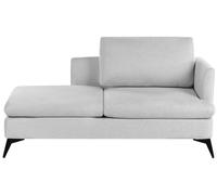 Right-Hand Chaise Longue SIEVOZ Fabric Light Grey