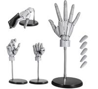Right Hand Flexible Manikin For Artists, 1:1 Abs Poseable Hand Model With Movable Joints, Drawing Prop For Art Class, Jewelry And Photo Display