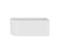Right Hand J-Shaped Freestanding Bath from Balterley - 1500mm x 740mm