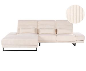 Right Hand Jumbo Cord Corner Sofa Beige IKAST