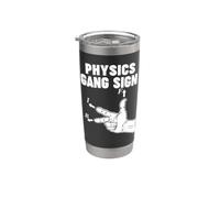 Right-Hand Rule Physics Gang Sign Stainless Steel Insulated Tumbler