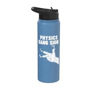 Right-Hand Rule Physics Gang Sign Stainless Steel Insulated Water Bottle