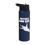 Right-Hand Rule Physics Gang Sign Stainless Steel Insulated Water Bottle