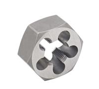 Right Hand Thread Hexagon Die UNC UNF 1/4 5/16 3/8 1/2, Clockwise Hex Cutting Threads Die 1pc(1/4x20)