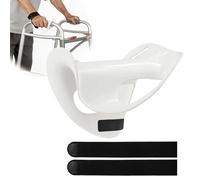 Right Hand Walker Splint with Two Adjustable Straps - Secure Hand Grip Support for Seniors, Stroke Recovery, Parkinson’s, Arthritis, Hand Tremors & Limited Grip Strength, Walker Handle Brace