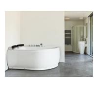 Right Hand Whirlpool Corner Bath with LED PARADISO
