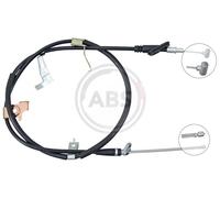 Right Handbrake Cable A.B.S. K14145 for Suzuki SX4 (06-15)