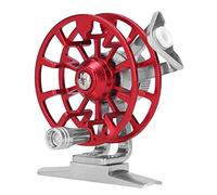 Right-Handed Equipped with Ceramic Wire Hole, Ice Fishing Reel, 2.1in Fishing Reels Spinning, Portable for Ice Fishing Boat Fishing(red)