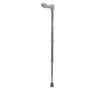 Right Handed Ergonomic Handled Walking Stick - 12 Height Settings - Large