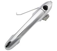 Right Handle Fits for Fiat 500, KASturbo Driver Side Outer Chrome Exterior Door Handle 735592012