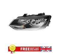 Hella Headlight 1LB 012 034-041 - Right Driver Side (Offside) Twin - Fits VW Polo 2014-2016