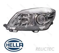 Right Headlight Skoda:FABIA II 2,ROOMSTER 5J1941018E