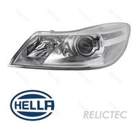 HELLA Headlights 1ZL 247 052-321 Right PY21W, W5W, D1S/H1, D1S, H1 Xenon 12 for right-hand traffic SKODA: Octavia 2 Combi, Octavia II Hatchback