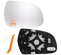 Right Heated Wing Mirror Glass Replacement for Audi A3 8P1 A4 8K2 B8 A5 8T3 | for Audi Cabriolet 8P7/Sportback 8PA/Avant 8K5 B8/Cabriolet 8F7 Driver Side Wing Aspherical Mirror Glass for 8K0857536F