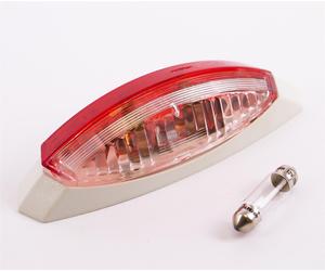 Right Hella Red And White Clear Side End Marker Lamps Lights Caravan Motorhome