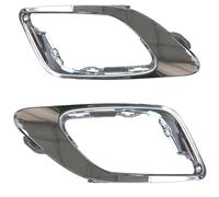 Right Left Fog Headlight Frame Fog Protector Grill For Renault For Fluence 2013-2016 Chrome 261A32113R 261A23821R Fog Light Grille Cover(Chrome set)