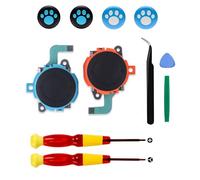 (Right+Left) Replacement Joycon Joystick Compatible with Nintendo Switch 2 Joycon Controller (2025), Analog Thumb Stick Drift Fix Tools Repair Kit Screwdriver Pry Tools