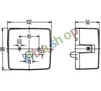 RIGHT LEFT RIGHT OR LEFT REAR LAMP L/R P21W/R10W WITH INDICATOR WITH STOP