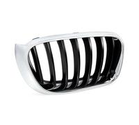 Right/Left Side Front Bumper Kind Grille Grill Chrome Trim For BMW For F25 X3 2014-2017 Fog Light Grill(Left side)