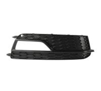 Right O/S Driver Side Black Honeycomb Front Bumper Lower Fog Light Lamp Grill Cover Compatible With Audi A5 S-Line S5 2013 2014 2015 2016