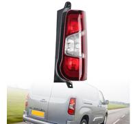 Right O/S Driver Side Halogen Rear Tail Light Lens W/O Bulbs For Citroen Berlingo Peugeot Partner Vauxhall Combo Toyota Proace City 2018+ Back Lamp 9820554880 UK