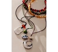 Right On Time Layer Necklace at Free People in Tigers Eye - female