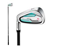 Right or Left Hand Golf Iron Set, #7 Club with Carbon Steel Shaft, Perfect Practice Tool for Adults, Improve Your Swing With This Durable Training Aid for Men and Women