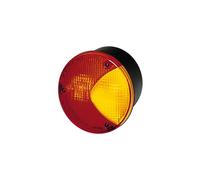 HELLA 2SD 964 169-111 Rearlight - Bulb - 24/12V - mounting/Bolted - Lens Colour: Red/Yellow - Plug: Blade Terminal - right/left - Quantity: 1
