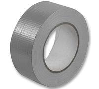 Right Pack 1 x Premium Roll Silver/Grey Duct Tape 48mm x 50m (2”), Strong Heavy Duty Waterproof Cloth Gaffer Gaffa Book Binding Indoor Outdoor