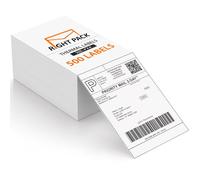 Right Pack 4x6 Thermal Labels 500 Pack | Thermal Shipping Labels for Label Printer | Self Adhesive, Jam-Free & Easy Peel | Compatible with Etsy, Shopify, Ebay, Amazon, Royal Mail, FedEx, UPS