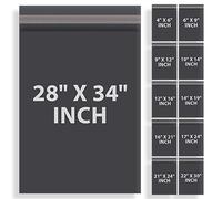 RIGHT PACK Mailing Bags | Grey Parcel Delivery Bags with Self-Seal Closure | Flexible Lightweight and Tear Proof Postal Mailing Bags | Multipack Mailing Envelope Bags (500, 6 x 9 Inches)