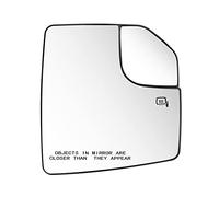 Right Passenger Side Heated Wing Mirror Glass Replacement with Backing Fit for Ford F150 Pickup 2015 2016 2017 2018 2019 2020 Wing Mirror Replacement Replace FL3Z17K707L Defrost and Fog