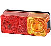 Right Plastic Tail Light Rear Lamp 12V/HELLA Fits 1455A 743 A 2SD002582021